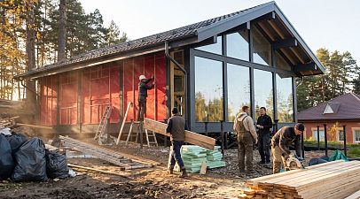 Теплый контур дом Комби  Томск